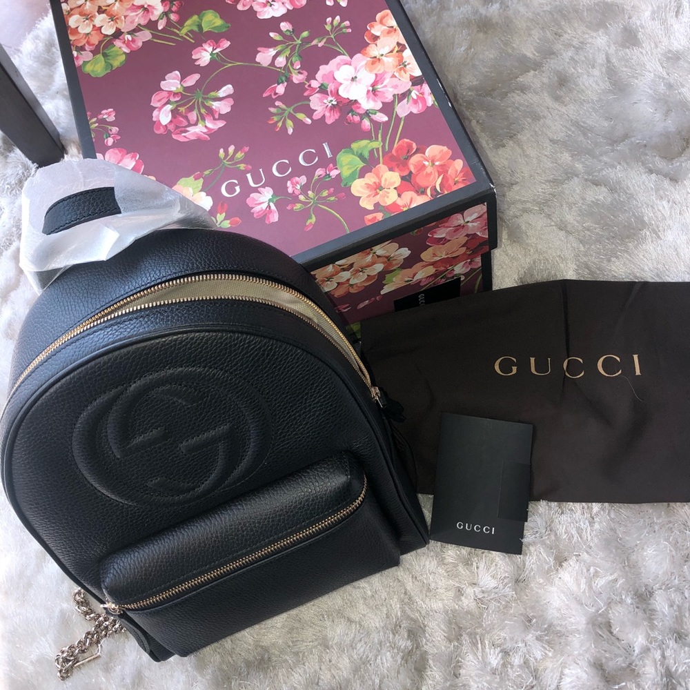 Brand new Gucci Soho leather backpack - Picture 1 of 8